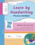 Learn by Handwriting Practice Workbook - Numbers from 1 to 50 - Words and Numbers - Print Level 2