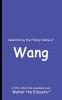 Celebrating the Family Name of Wang