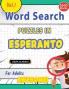 WORD SEARCH PUZZLES IN ESPERANTO FOR ADULTS - AWESOME! VOL.1 - DELTA CLASSICS