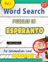 WORD SEARCH PUZZLES IN ESPERANTO FOR INTERMEDIATE LEVEL - AWESOME! VOL.1 - DELTA CLASSICS