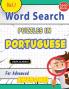 WORD SEARCH PUZZLES IN PORTUGUESE FOR ADVANCED - AWESOME! VOL.1 - DELTA CLASSICS