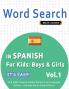 WORD SEARCH IN SPANISH FOR KIDS