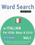 WORD SEARCH IN ITALIAN FOR KIDS