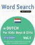 WORD SEARCH IN DUTCH FOR KIDS
