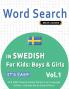 WORD SEARCH IN SWEDISH FOR KIDS