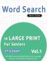 WORD SEARCH IN LARGE PRINT FOR SENIORS - IT'S EASY!  VOL.1 - DELTA CLASSICS - FIND 2000 CLEVERLY HIDDEN WORDS