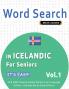 WORD SEARCH IN ICELANDIC FOR SENIORS - IT'S EASY!  VOL.1 - DELTA CLASSICS - FIND 2000 CLEVERLY HIDDEN WORDS