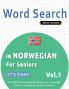 WORD SEARCH IN NORWEGIAN FOR SENIORS - IT'S EASY!  VOL.1 - DELTA CLASSICS - FIND 2000 CLEVERLY HIDDEN WORDS