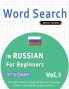 WORD SEARCH IN RUSSIAN FOR BEGINNERS - IT'S EASY!  VOL.1 - DELTA CLASSICS - FIND 2000 CLEVERLY HIDDEN WORDS