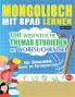 MONGOLISCH MIT SPAß LERNEN - FÜR ERWACHSENE