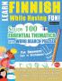 LEARN FINNISH WHILE HAVING FUN! - FOR BEGINNERS