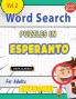 WORD SEARCH PUZZLES IN ESPERANTO FOR ADULTS - AWESOME! VOL.2 - DELTA CLASSICS