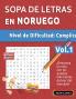 SOPA DE LETRAS EN NORUEGO - NIVEL DE DIFICULTAD