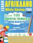 LEARN AFRIKAANS WHILE HAVING FUN! - ADVANCED