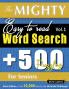 THE MIGHTY EASY TO READ WORD SEARCH - 500 PUZZLES FOR SENIORS - DELTA CLASSICS - GIANT EDITION - FIND 10000 WORDS THE ULTIMATE CHALLENGE!