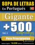 SOPA DE LETRAS EN PORTUGUÉS FORMATO GIGANTE