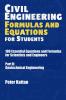 Civil Engineering Formulas and Equations for Students