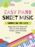 Easy Piano Sheet Music Songbook for Kids