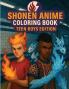 Shonen Anime Coloring Book
