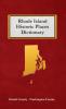 Rhode Island Historic Places Dictionary