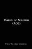 Psalms of Solomon (AOB)