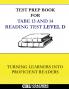 Test Prep Book for  TABE 13 and 14 Reading Test Level D