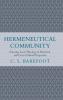 Hermeneutical Community