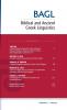 Biblical and Ancient Greek Linguistics Volume 11