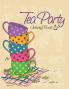 Tea Party Coloring Book