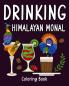 Drinking Himalayan Monal Coloring Book