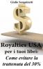 Royalties USA per i tuoi libri