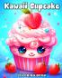 Kawaii Cupcake Coloring Book