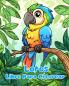 Libro Para Colorear de Loros