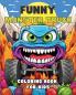 Funny Monster Truck Coloring Book for Kids