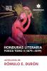Honduras literaria poesía