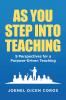 As You Step Into Teaching