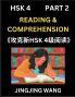 Chinese HSK Level 4 Reading and Comprehension (Part 2)- Mock Test Series for HSK Level 4 A Guide to Self-learn and Pass Mandarin Chinese Test