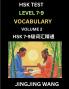 HSK Level 7 8 9 Vocabulary (Part 2)- Self-learn Chinese Words with Example Sentences and Essays to Prepare HSK 7-9 Test A Guide to Study and Qualify Advanced Mandarin Language Test
