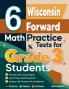 6 Wisconsin Forward Exam Math Practice Tests for Grade 3 Students
