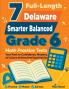 7 Full-Length Delaware Smarter Balanced Grade 6 Math Practice Tests