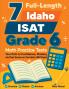 7 Full-Length Idaho ISAT Grade 6 Math Practice Tests