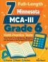 7 Full-Length Minnesota MCA-III Grade 6 Math Practice Tests