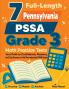 7 Full-Length Pennsylvania PSSA Grade 3 Math Practice Tests
