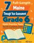 7 Full-Length Maine Through Year Assessment Grade 6 Math Practice Tests