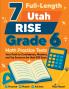 7 Full-Length Utah RISE Grade 6 Math Practice Tests