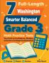 7 Full-Length Washington Smarter Balanced Grade 3 Math Practice Tests
