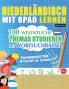 NIEDERLÄNDISCH MIT SPAß LERNEN - FORTGESCHRITTENE