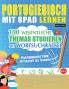 PORTUGIESISCH MIT SPAß LERNEN - FORTGESCHRITTENE