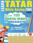 LEARN TATAR WHILE HAVING FUN! - FOR BEGINNERS