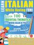 LEARN ITALIAN WHILE HAVING FUN! - ADVANCED